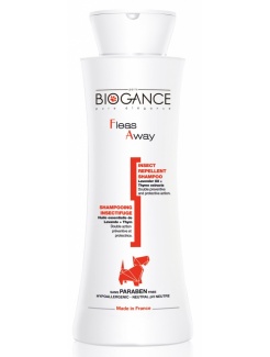 BIOGANCE Fleas Away Dog shampoo 250 ml (Repelentný šampón proti parazitom pre psov) 