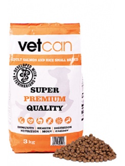 Vetcan Adult Salmon & Rice Small Breed 3kg