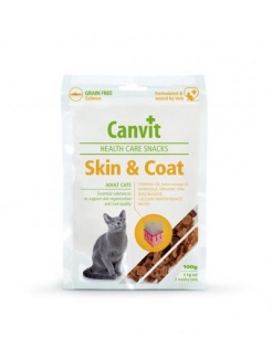 Pamlsok Canvit Health Care cat Skin & Coat Snack 100 g 