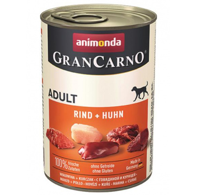 Animonda GRANCARNO® dog adult hovädzie a kura 