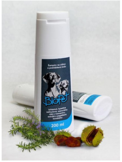 Šampón BIOPET na citlivú a podráždenú kožu 200 ml