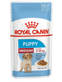 Royal canin MEDIUM PUPPY GRAVY 10x140 g kapsičky