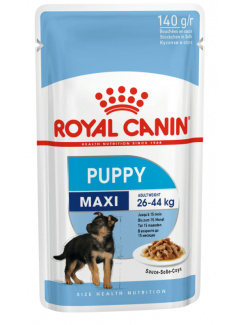Royal canin MAXI PUPPY GRAVY 10x140 g kapsičky