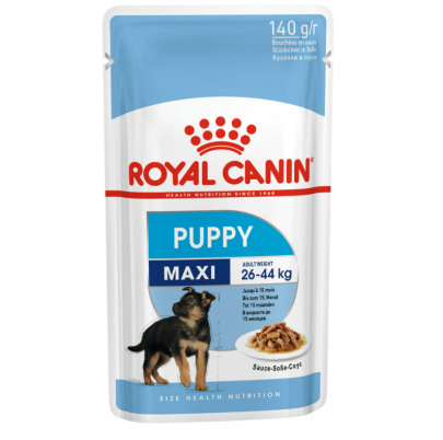 Royal canin MAXI PUPPY GRAVY 10x140 g kapsičky