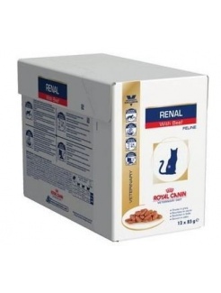 Royal Canin Vet Diet Wet Cat Renal Beef 12 x 85 g