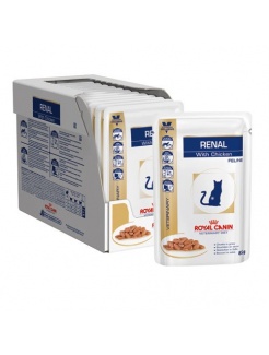Royal Canin Vet Diet Wet Cat Renal Chicken 12 x 85 g
