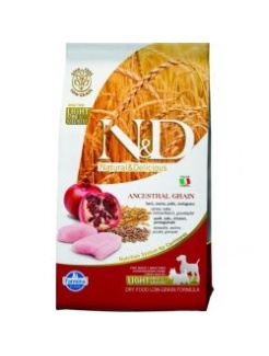 Farmina N&D dog LG Light small&medium chicken&pomegranate