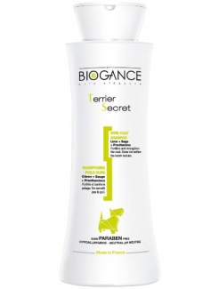 BIOGANCE Terrier Secret (Wire Coat) shampoo 250 ml (Šampón pre teriérov)