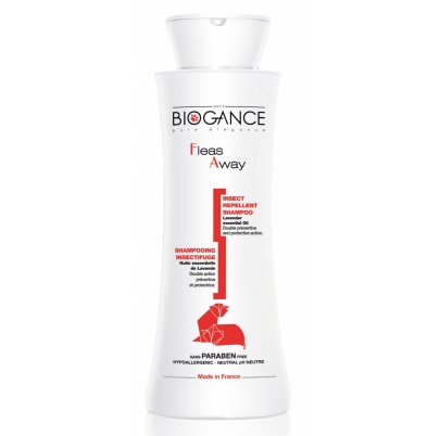 BIOGANCE Fleas Away Cat shampoo 250 ml (Repelentný šampón proti parazitom pre mačky) 