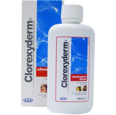 Clorexyderm Shampoo forte 200 ml 