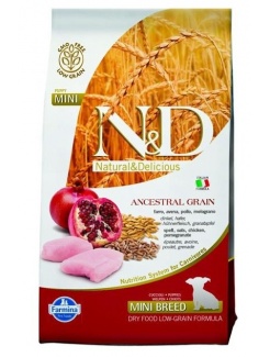 Farmina N&D dog LG puppy mini chicken&pomegrante