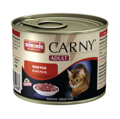 Animonda CARNY® cat Adult hovädzie konzerva 6x200 g 