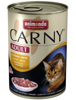 Animonda CARNY® cat Adult hovädzie,kura a kačacie srdiečka 