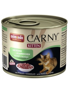 Animonda CARNY® cat Kitten kura a králik konzerva 200 g