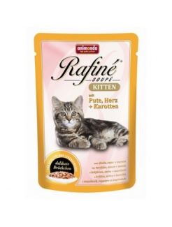 Animonda Rafiné® cat Soupé Kitten morka, srdiečka a mrkva 100 g kapsička