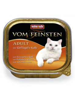 Animonda Vom Feinsten cat CLASSIC hydina a teľacie 16x100 g 
