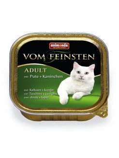 Animonda Vom Feinsten cat CLASSIC morka a králik 16x100g