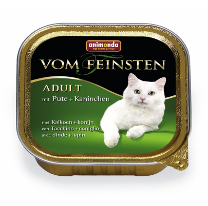 Animonda Vom Feinsten cat CLASSIC morka a králik 16x100g