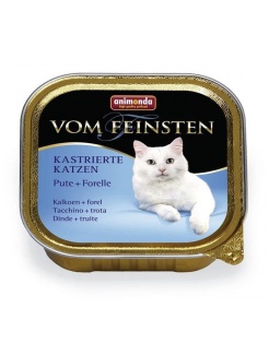 Animonda Vom Feinsten cat Kastrované mačky morka a pstruh 100 g