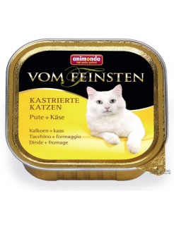 Animonda Vom Feinsten cat Kastrované mačky morka a syr 100 g