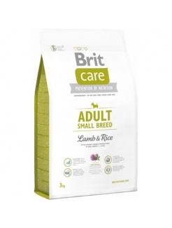 BRIT Care dog Adult Small Breed Lamb & Rice 
