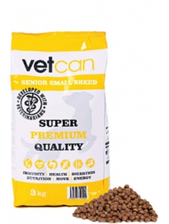 Vetcan Light & Senior Small Breed 3 kg