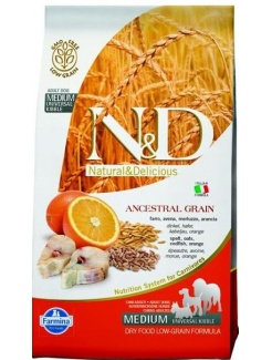 Farmina N&D dog LG adult medium codfish&orange