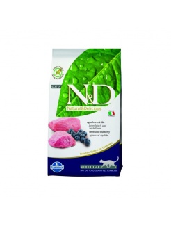 Farmina N&D cat GF adult lamb&blueberry PRIME