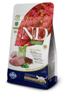 Farmina N&D cat GF QUINOA Digestion Lamb
