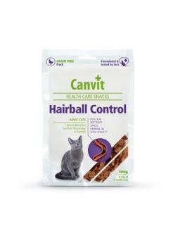 Pamlsok Canvit Health Care cat Hairball control Snack 100 g 