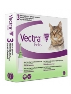 Vectra Felis 0,6 - 10 kg 3 pipety