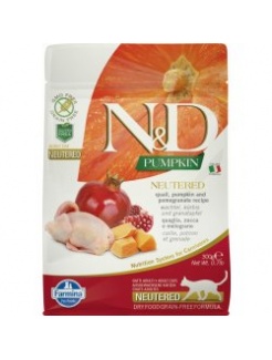 Farmina N&D cat GF PUMPKIN Neutered Quail