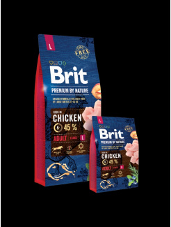 Brit Premium by Nature dog Adult L