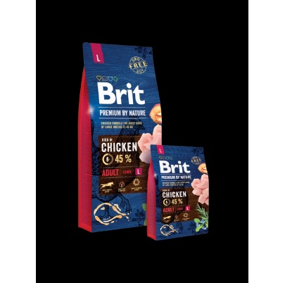 Brit Premium by Nature dog Adult L