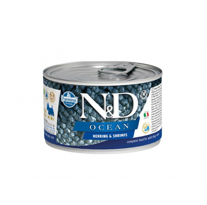 Farmina N&D dog OCEAN Herring & Shrimps konzerva