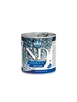 Farmina N&D dog OCEAN Trout & Salmon konzerva 285g