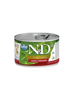 Farmina N&D dog PRIME Chicken & Pomegranate Puppy konzerva 140g