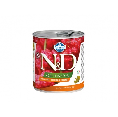 Farmina N&D dog QUINOA Herring & Coconut konzerva