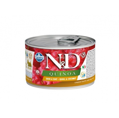 Farmina N&D dog QUINOA Quail & Coconut konzerva