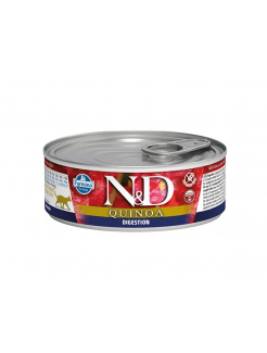 Farmina N&D cat QUINOA Digestion konzerva 80g(exp. 31.10.2026) posledných 6 ks
