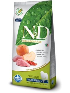 Farmina N&D dog GF adult maxi boar&apple