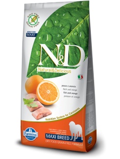 Farmina N&D dog GF adult maxi fish&orange
