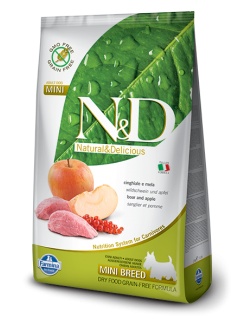Farmina N&D dog GF adult mini boar&apple