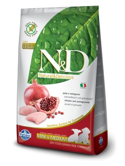Farmina N&D dog GF puppy small&medium chicken&pomegranate