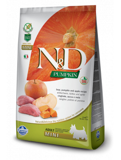 Farmina N&D dog PUMPKIN (GF) adult mini, boar & apple