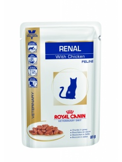 Royal Canin Vet Diet Wet Cat Renal Chicken 12 x 85 g