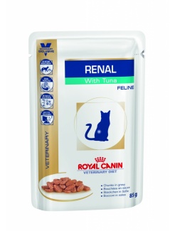 Royal Canin Vet Diet Wet Cat Renal with Tuna 12 x 85 g