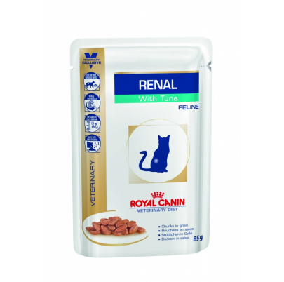 Royal Canin Vet Diet Wet Cat Renal with Fish 12 x 85 g