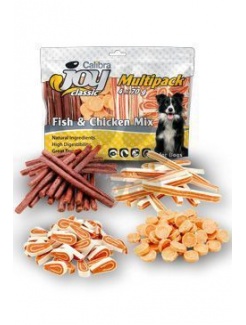 Pamlsok CALIBRA Joy DOG Multipack Fish & Chicken Mix 4x70g