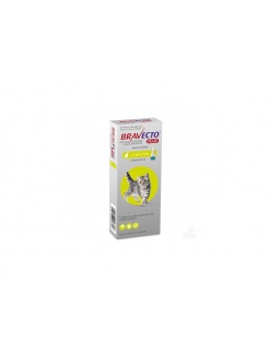 Bravecto Cat Plus S 112,5 mg / 5,6 mg spot-on roztok pre malé mačky (1,2-2,8 kg) 